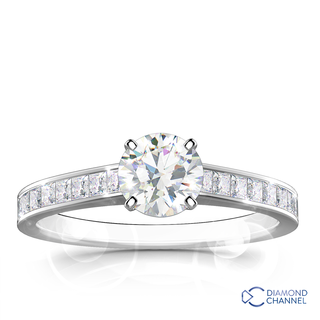 Round Brilliant Cut Engagement Ring (0.59ct tw)