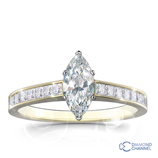 Marquise Cut Engagement Ring (0.60ct tw)