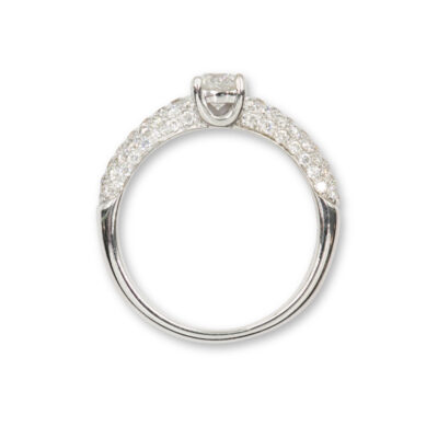 Solitaire with side stones Top