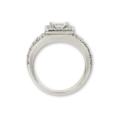 Halo with Side stones Top