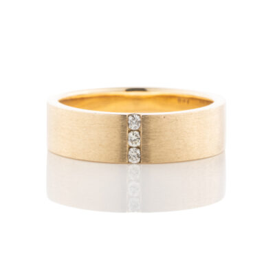 6.40mm Diamond Trio Band