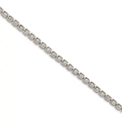 Box Tennis Bracelet