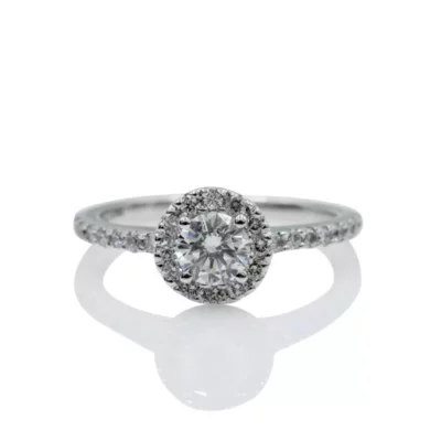 Halo with Side Stones