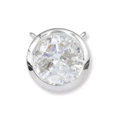 Bezel Set Diamond Pendant